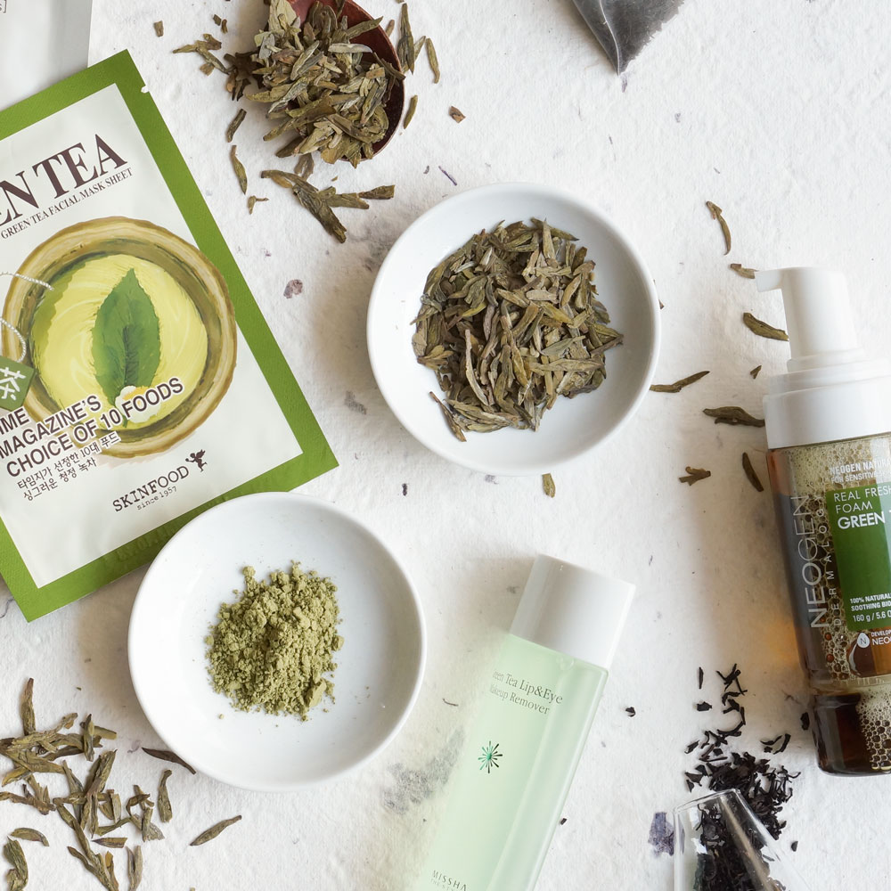 Green tea benefits in skin care