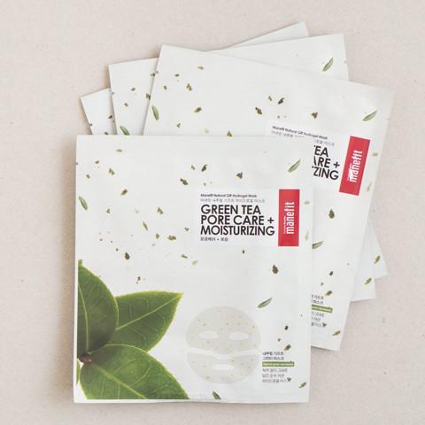 MANEFIT Natural Gift Green Tea Pore Care Sheet Mask