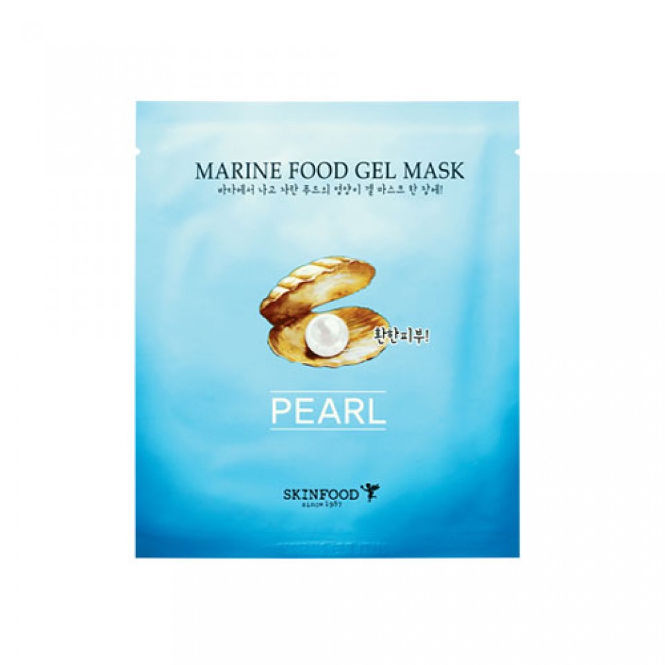 Skinfood Marine Food Gel in Pearl sheet mask - Why You Should Use Algae In Your Skin Care Routine