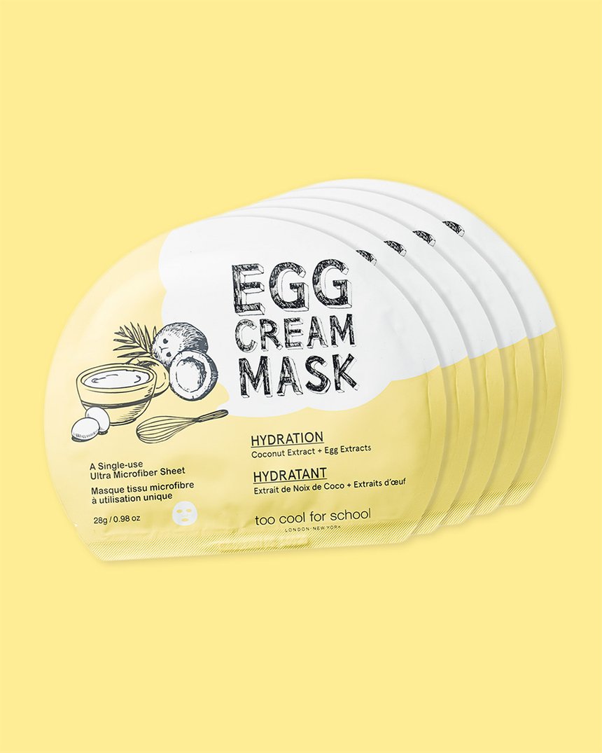 Too Cool for School Egg Cream Mask