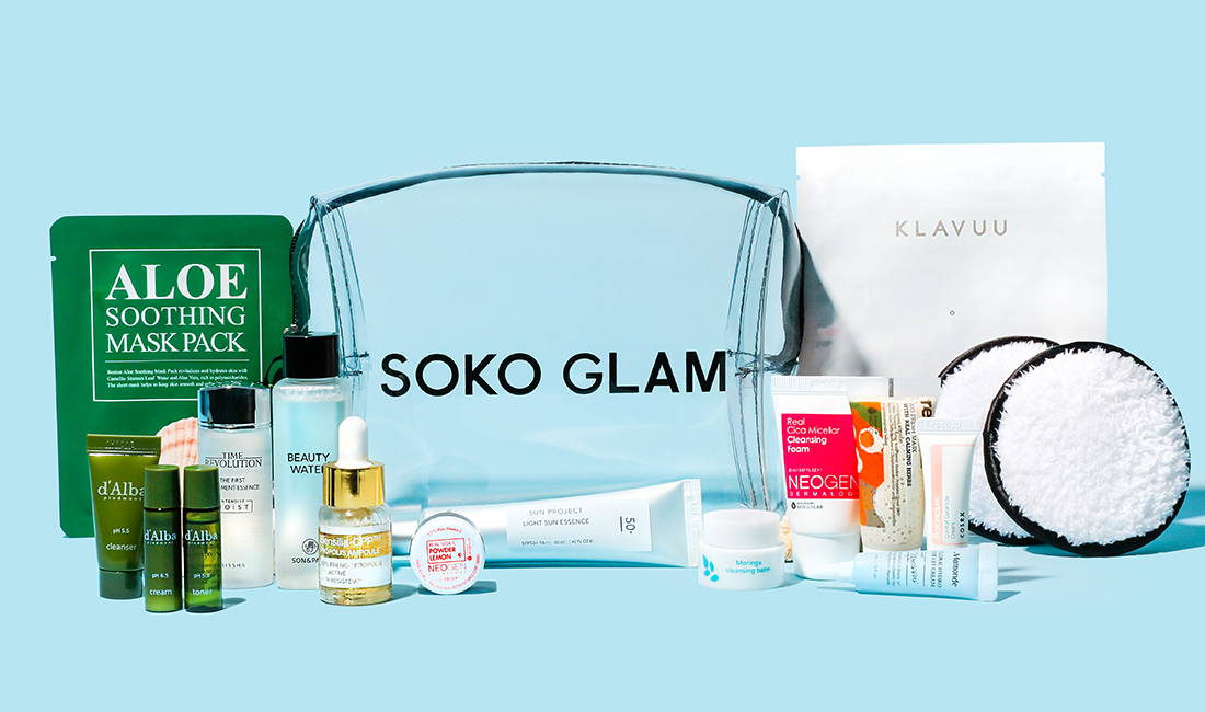 The Soko Glam Glow-ing Away Travel Set: What's in It